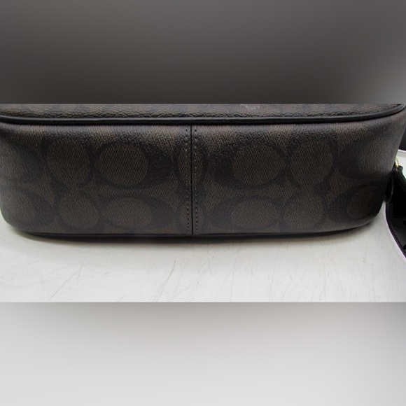 Coach Jamie Camera Bag Signature Coated Canvas Brown Crossbody Handbag Purse - Picture 3 of 7